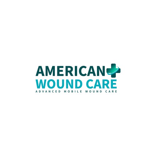 Clean logo for mobile wound care center Design by EZA Studio