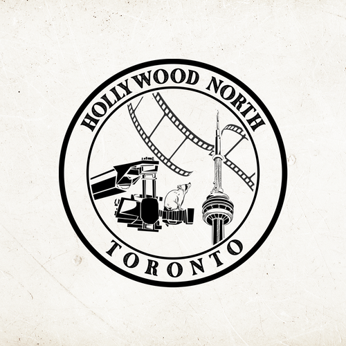 Logo representing "Hollywood North Toronto" - will be used on apparel Design by Abra.Kadabra