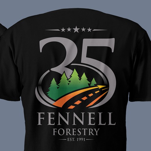 "Company 35 year anniversary T-Shirt" ganador 