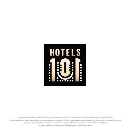 Create a logo for a podcast called - Hotels 101 - incorporate a hotel in the logo Design by Mithuncreation