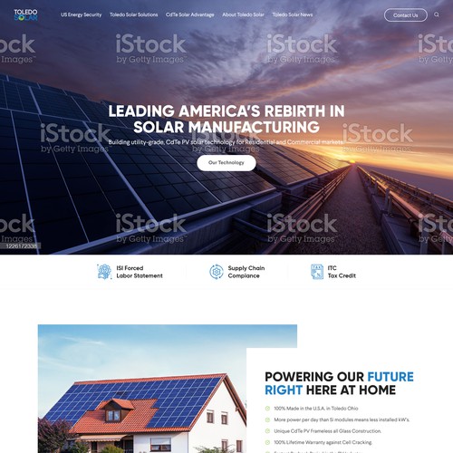 Website Redesign for Solar Panel Manufacturer and Tech Company Design by pixelwebplanet