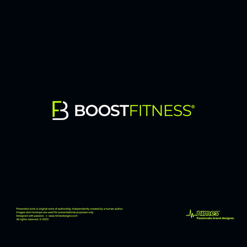 Exciting logo design for expanding fitness brand! Design by nmxdesigns™