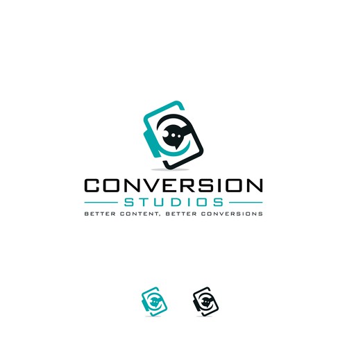 logo design for "conversion studios" photography studio Design by silk route
