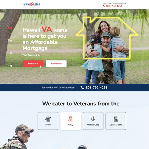 Landing page design contest entry by DezinDragonz