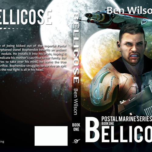 Sci-Fi Novel Cover Design, Start of Series. Design by DHMDesigns