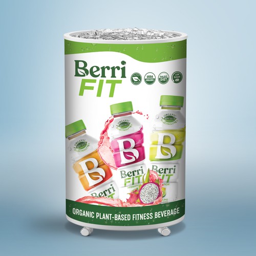 Branded Beverage Cooler Design by maxgraphic