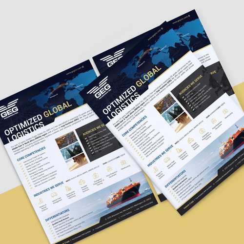 Government Contractor One Pager Design by Hadi (Achiver)