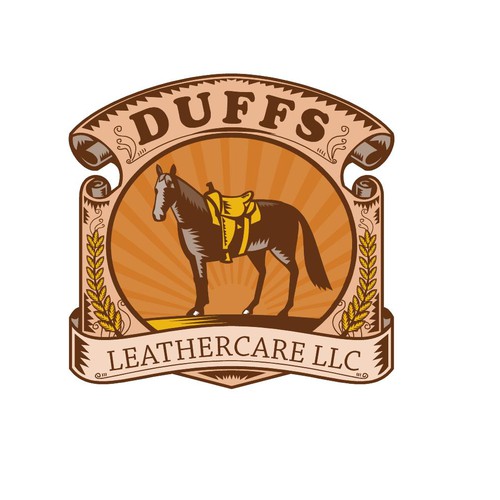 Find your inner cowboy and create an authentic western logo for Duffs Leathercare products. デザイン by patrimonio