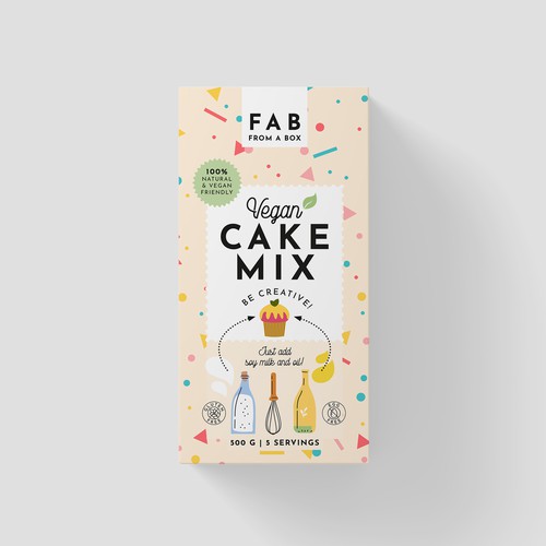 cake mix box Design by MKaufhold