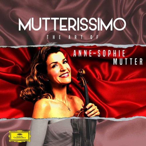 Illustrate the cover for Anne Sophie Mutter’s new album Réalisé par antimasal