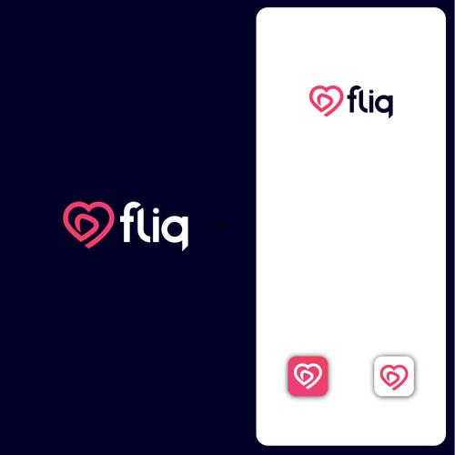 Dating App LOGO Design réalisé par DWRD