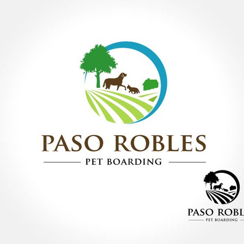 Create the next logo for Paso Robles Pet Boarding Diseño de Ranita