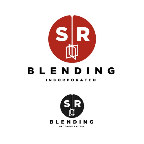 Logo for SR Blending Inc. Design by Mike Barnhart