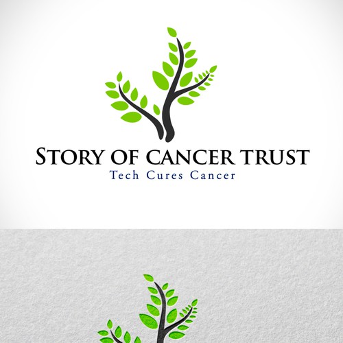 logo for Story of Cancer Trust Diseño de ViNT®