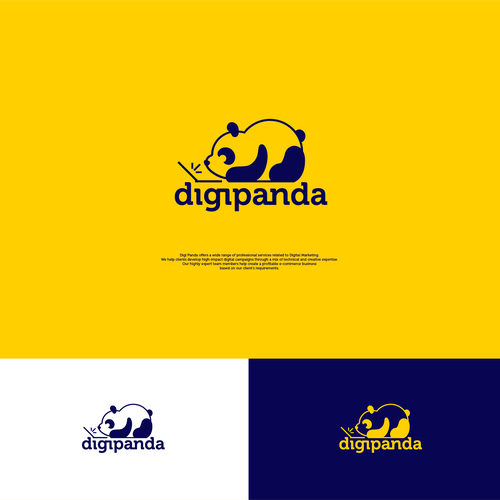 Design a Stylish & Modern Logo for an E-commerce Marketing Startup - Digi Panda Design by glify studio