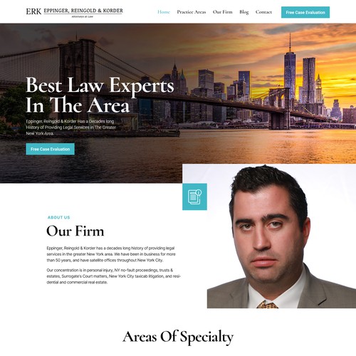 Law Firm looking for sleek/ professional design. Design réalisé par Timefortheweb