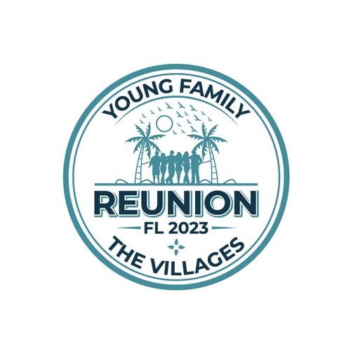 Design a sticker for a large family reunion in The Villages, FL Design by Creative Sakib