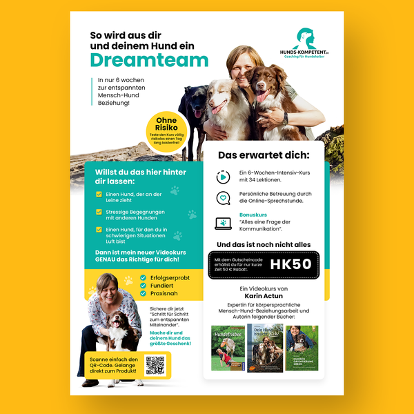 Flyer design for Pet trainer