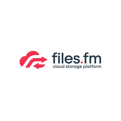 Files.fm logo and brand refresh for cloud storage platform Design by Omniverse™