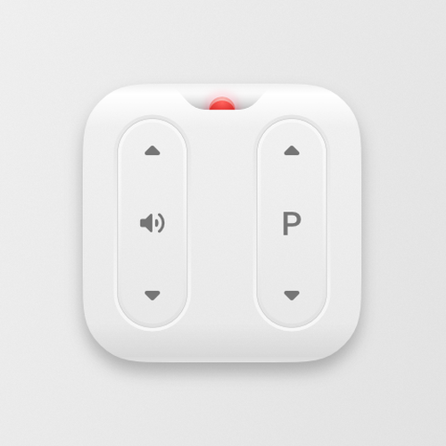 Remote control icon for iOS app Design by lks--