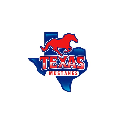 Diseño de Texas Mustangs de The Seño