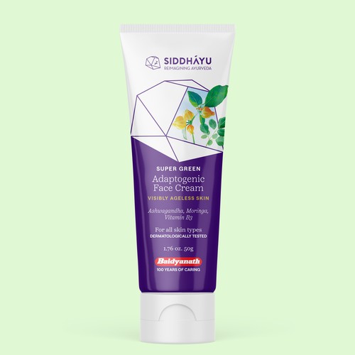 "Contemporary design for a herbal anti aging cream for global audience" Design réalisé par David Borda