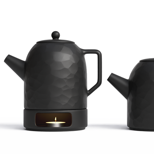 product design for a stylish and modern ceramic teapot Design by Mobolaji_3D