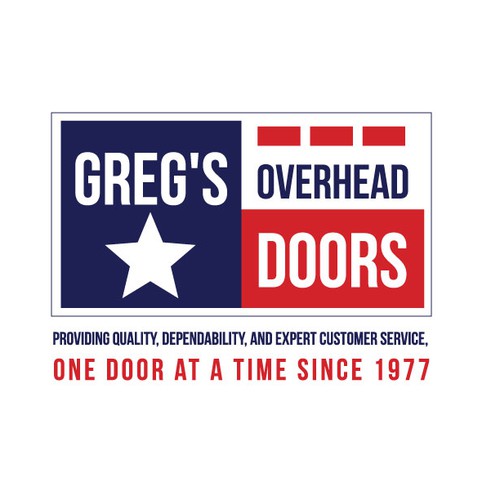 Help Greg's Overhead Doors with a new logo Réalisé par gimasra