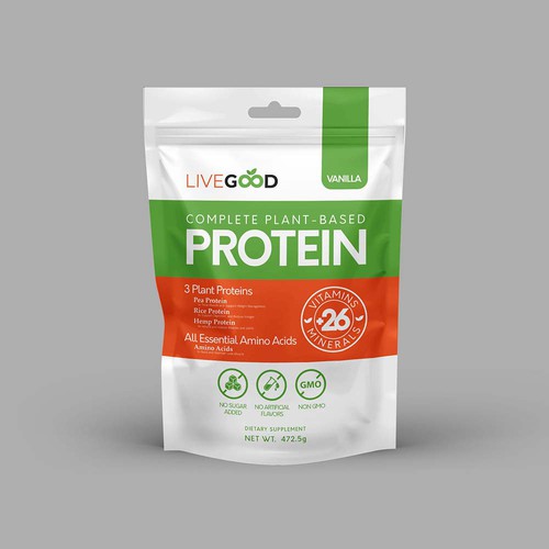 ***GUARANTEED PRIZE*** - LABEL DESIGN for Protein Powder -*****NEW***** Design by JamPasir