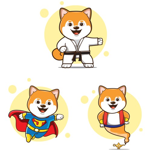 Redesign the Mascot for our Crypto Dog Coin and see it marketed EVERYWHERE! Design by Artist86