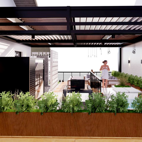 Ideation: Roof Top Terrace Design by Dsateli3r