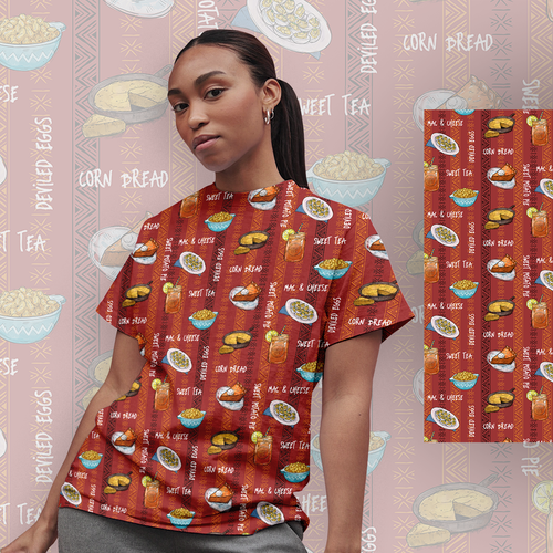 Soul Food/Foodie Themed T-Shirt Designs Design by MaryRay