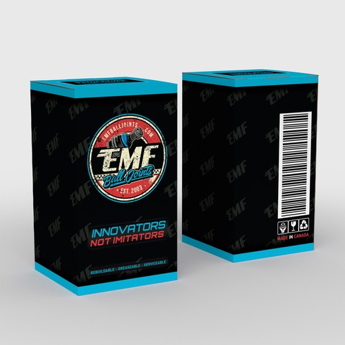 Artwork Design for Automotive Ball Joint Packaging Design by Fajar Juliandri