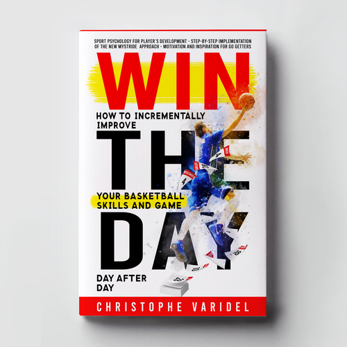 Book design - A book about basketball improvement and sport psychology Design by H-Izz Design