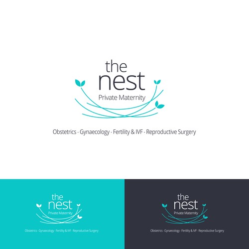 Design a funky logo (with a picture of a nest) for an Ob Gyn clinic to appeal to young women. Design por Pau Pixzel