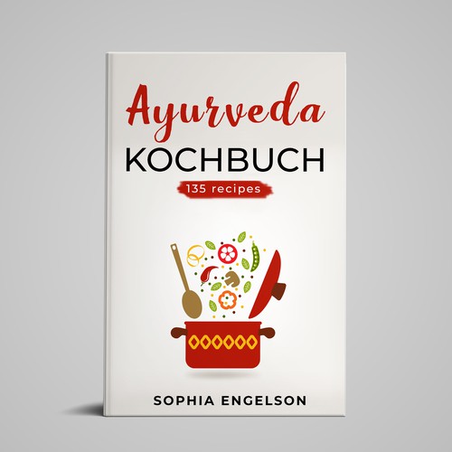 Book-Cover for Ayurveda Cookbook - Cover für Ayurveda Kochbuch Design by Yna