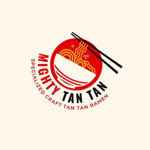 Japanese Tan Tan Ramen Shop Logo Design by Srdjan Savić