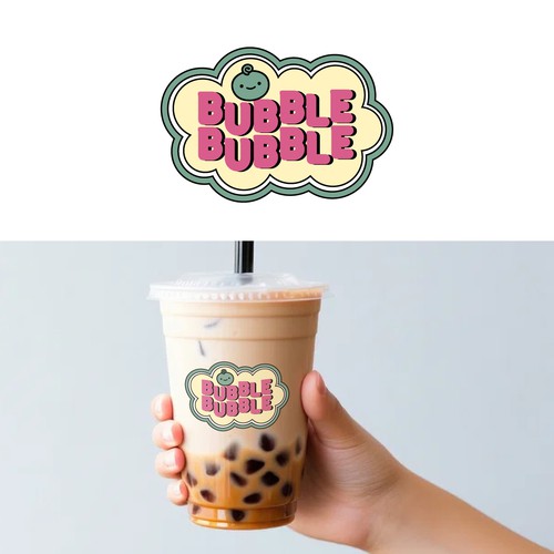 BUBBLE BUBBLE, brand of Bubble tea need its logo Design by Storiebird