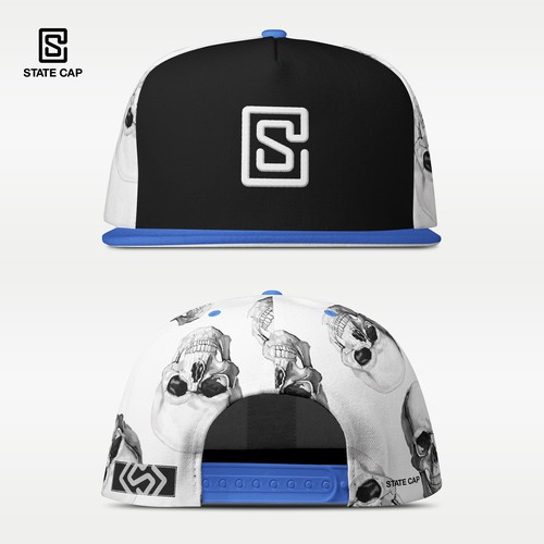 new logo to STATE CAP, cap brand - SC Design by Bruno Nascimento