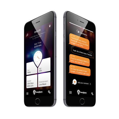 hanghere app design 2 Design by noxiousone