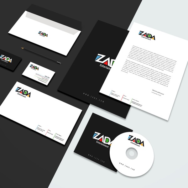 Design by DIPRO™ titled "ZADA Entertainment Company"