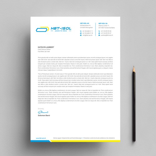 Implement the new logo on all our business papers Design by TanLearn