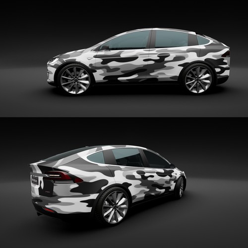 Tesla Model X Design von TANSA ART