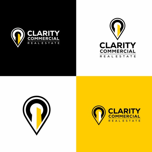 Logo + Brand Guide for Clarity Commercial Real Estate Design by Brain.co