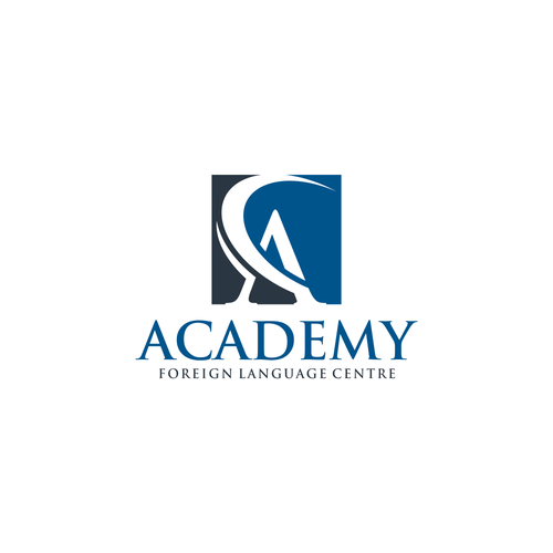 Logo for ACADEMY Foreign Language School | Logo design contest