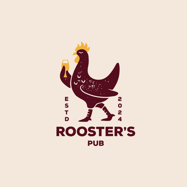 rooster pub logo