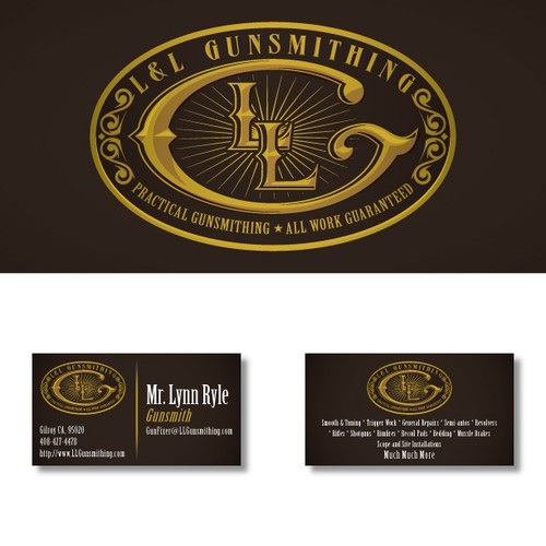 Design di Gunsmith needs New Logo & Business Card Design di 262_kento