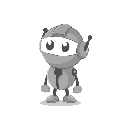 Robot Character/Mascot for Refer-A-Bot Company Design by Rock N Draw