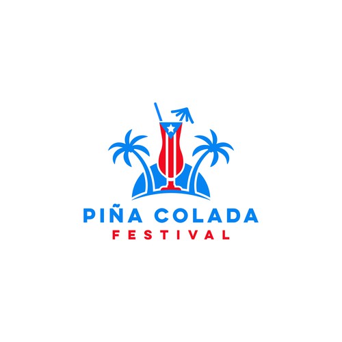 Piña Colada Festival Logo and Branding Package Design réalisé par Monsant