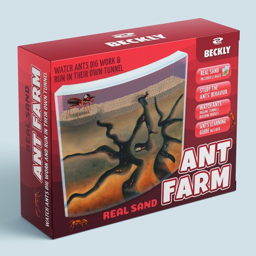 Eye Catching Ant Farm Box Design Design by Radmilica